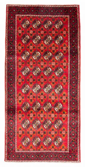 Afghan Royal Baluch 4'4" x 8'9" Hand-knotted Wool Rug 