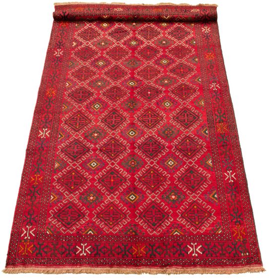 Persian Style 5'2" x 10'1" Hand-knotted Wool Rug 