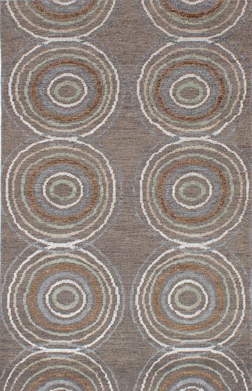 Tapis la seda 5'2" x 8'0" en laine & soie artificielle
