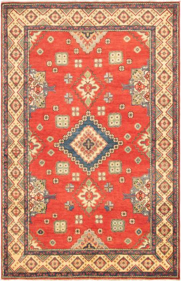 Afghan Finest Ghazni 6'3" x 9'8" Hand-knotted Wool Rug 