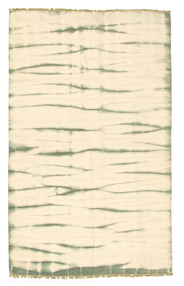 Turkish Color Transition 4'10" x 7'11" Flat-Weave Wool Kilim 