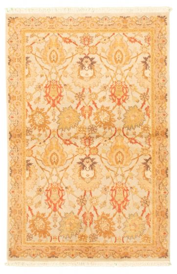 Pakistani Pako Persian 18 Of 20 4'1" x 6'2" Hand-knotted Wool Rug 