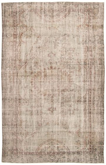Turkish Antalya Vintage 6'0" x 9'7" Hand-knotted Wool Rug 