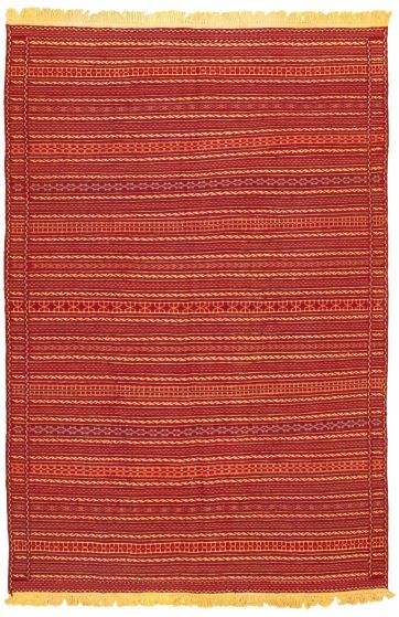 Turkish Ottoman Kashkoli 6'5" x 9'7" Flat-Weave Wool Tapestry Kilim 