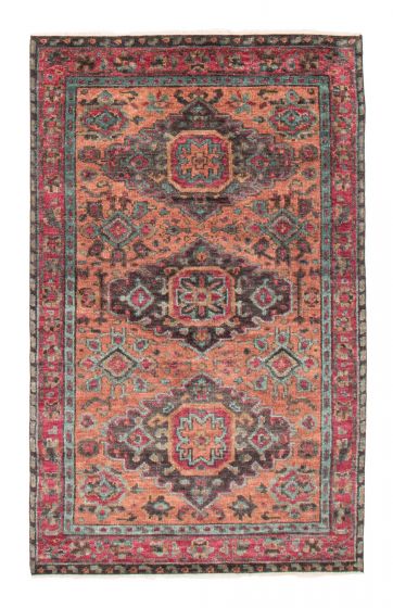 Indian Jules Serapi 4'10" x 7'10" Hand-knotted Wool Rug 
