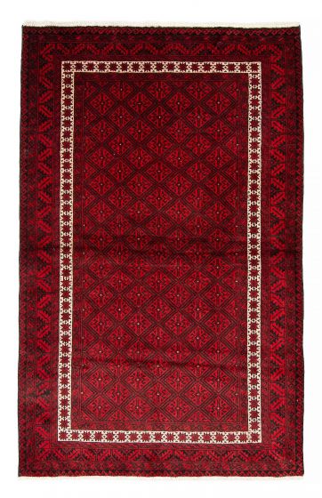 Afghan Royal Baluch 4'0" x 6'4" Hand-knotted Wool Rug 