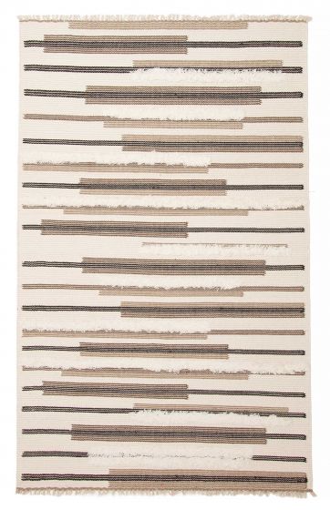 Indian Timeless 5'0" x 8'0" Hand Tufted Wool Rug 