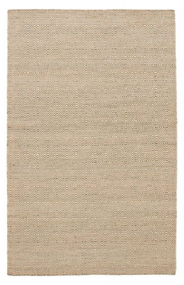 Indian Nevada 5'1" x 7'10" Flat-Weave Wool Kilim 