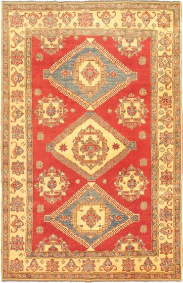 Afghan Finest Ghazni 7'0" x 11'0" Hand-knotted Wool Rug 