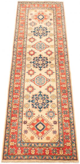 Afghan Finest Ghazni 2'9" x 9'6" Hand-knotted Wool Rug 