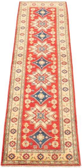 Afghan Finest Ghazni 2'9" x 9'7" Hand-knotted Wool Rug 