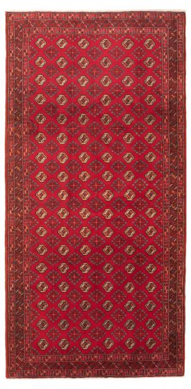 Persian Style 4'9" x 9'10" Hand-knotted Wool Rug 