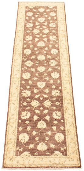 Afghan Chobi Finest 2'6" x 9'10" Hand-knotted Wool Rug 