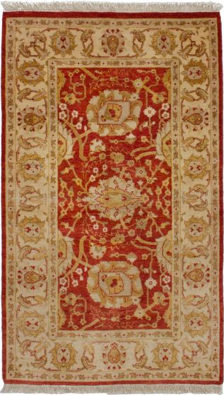 Pakistani Peshawar Finest 3'1" x 5'3" Hand-knotted Wool Rug 