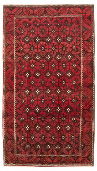 Persian Style 5'4" x 9'3" Hand-knotted Wool Rug 