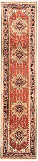 Indian Serapi Heritage 2'7" x 11'9" Hand-knotted Wool Rug 