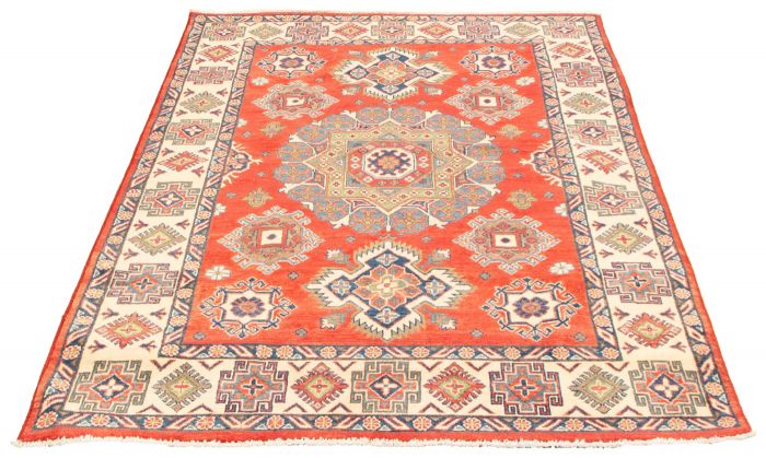 Afghan Finest Ghazni 4'11" x 6'9" Hand-knotted Wool Rug 