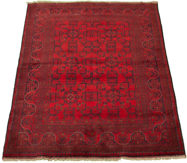 Afghan Finest Khal Mohammadi 5'2" x 6'5" Hand-knotted Wool Rug 