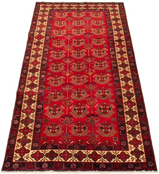 Persian Style 5'3" x 9'11" Hand-knotted Wool Rug 