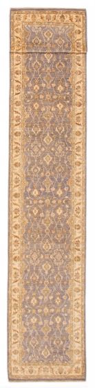 Pakistani Peshawar Oushak 2'7" x 14'0" Hand-knotted Wool Rug 