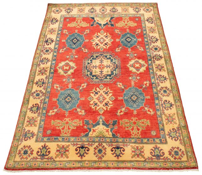 Afghan Finest Ghazni 5'0" x 6'4" Hand-knotted Wool Rug 