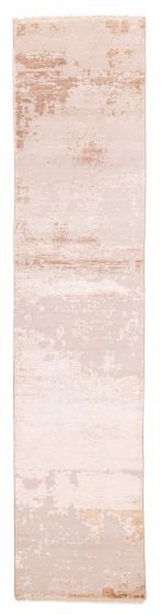 Indian Legacy 2'5" x 11'6" Hand-knotted Silk & Wool Runner Rug 