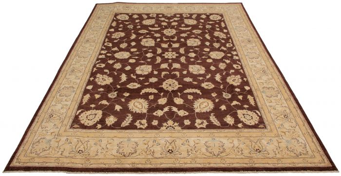 Afghan Chobi Finest 9'2" x 12'4" Hand-knotted Wool Rug 