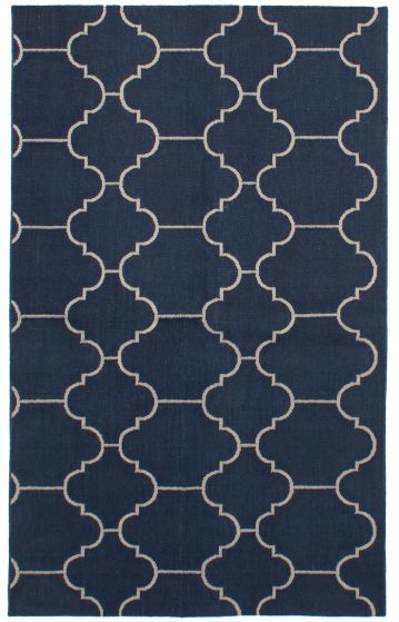 Turkish Ankara FW 4'11" x 8'2" Flat-Weave Wool Kilim 