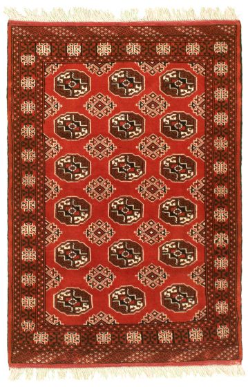 Tapis turkman 3'3" x 4'10" en laine