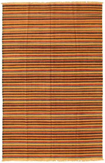 Turkish Sundance 4'11" x 7'11" Flat-Weave Wool Kilim 