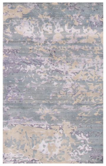 Indian Legacy 5'0" x 8'0" Hand-knotted Silk, Wool Rug 