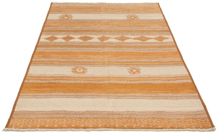 Indian Shalimar 5'9" x 8'9" Hand-knotted Wool Rug 