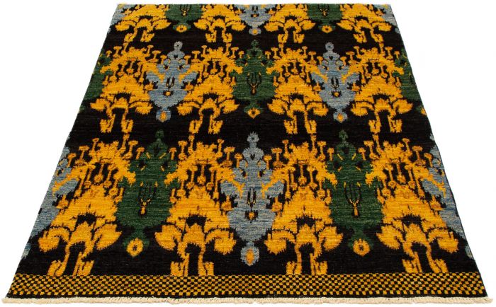 Indian Shalimar 6'2" x 8'10" Hand-knotted Wool Rug 