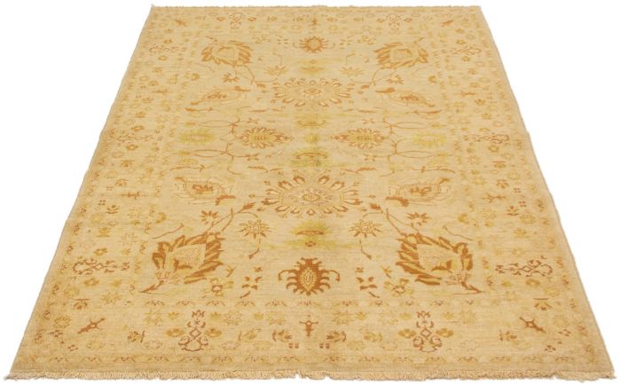Afghan Chobi Finest 6'4" x 9'1" Hand-knotted Wool Rug 