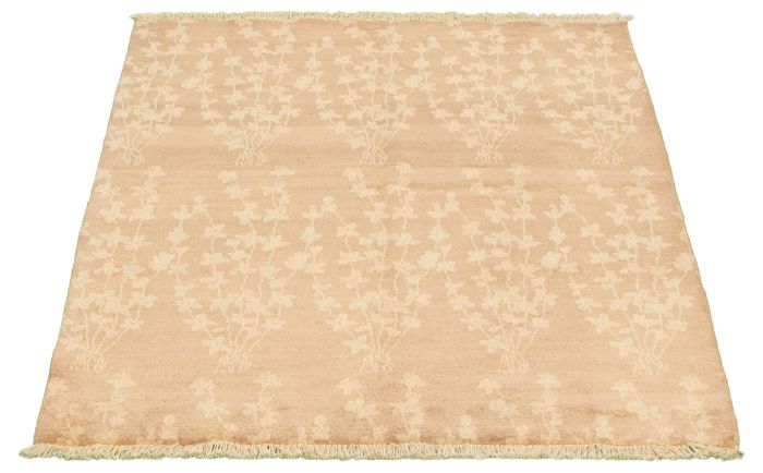 Pakistani Peshawar Ziegler 4'5" x 5'10" Hand-knotted Wool Rug 