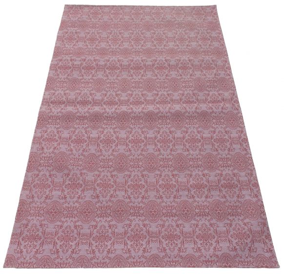 Indian Collage 4'9" x 6'9" Handmade Chenille Rug 