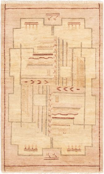 Afghan Finest Ziegler Chobi 3'1" x 5'0" Hand-knotted Wool Rug 