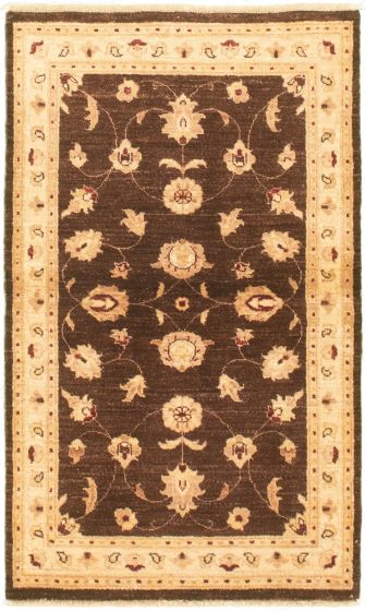 Afghan Chobi Finest 3'2" x 5'5" Hand-knotted Wool Rug 
