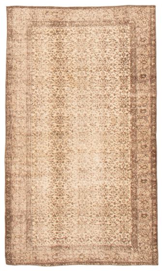 Turkish Melis Vintage 3'10" x 6'7" Hand-knotted Wool Rug 
