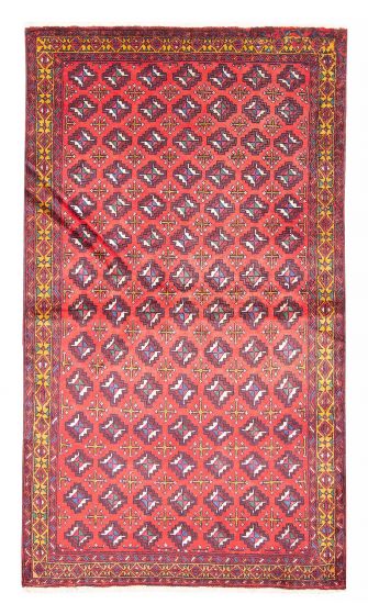 Afghan Royal Baluch 3'10" x 7'0" Hand-knotted Wool Rug 