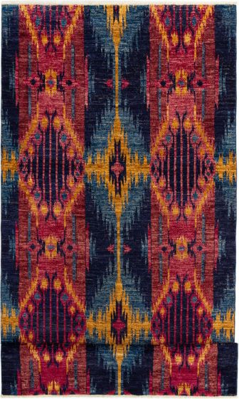 Indian Shalimar 6'0" x 14'3" Hand-knotted Wool Rug 