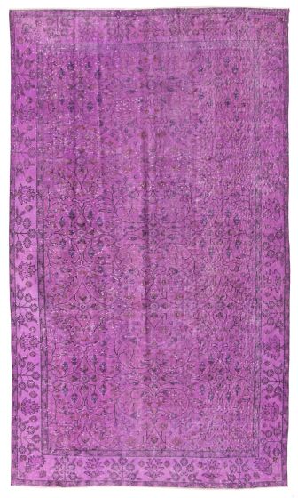 Turkish Color Transition 5'4" x 9'2" Hand-knotted Wool Rug 
