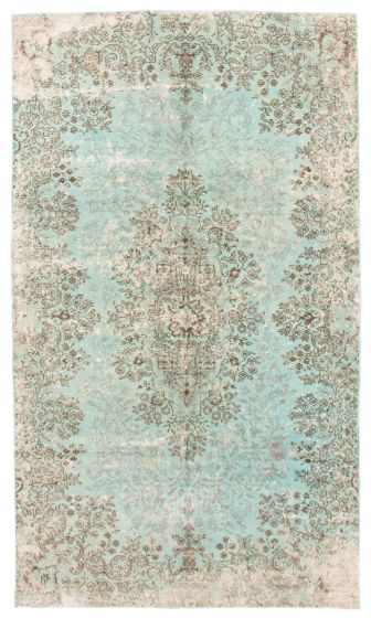 Turkish Color Transition 5'7" x 9'8" Hand-knotted Wool Rug 