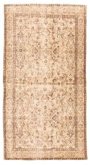 Turkish Melis Vintage 3'8" x 7'0" Hand-knotted Wool Rug 
