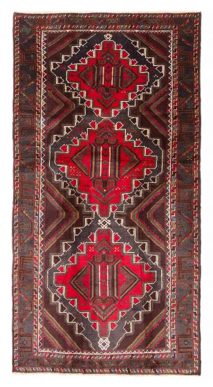 Afghan Teimani 3'5" x 6'6" Hand-knotted Wool Rug 