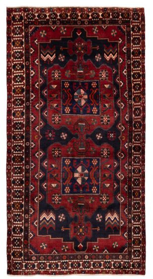 Persian Style 5'0" x 9'9" Hand-knotted Wool Rug 