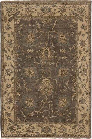 Indian Royal Oushak 6'0" x 9'0" Hand-knotted Wool Rug 