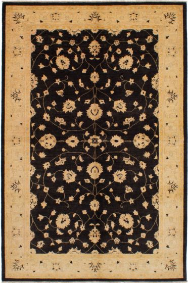 Afghan Chobi Finest 6'0" x 9'0" Hand-knotted Wool Rug 