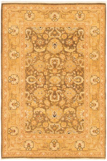 Pakistani Peshawar Oushak 6'0" x 9'1" Hand-knotted Wool Rug 