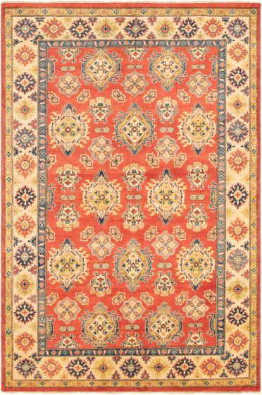 Afghan Finest Ghazni 6'5" x 9'7" Hand-knotted Wool Rug 